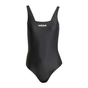 ADIDAS SPORTSWEAR Športové jednodielne plavky 'ESS'  čierna / biela