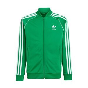 ADIDAS ORIGINALS Tepláková bunda 'Adicolor Sst'  trávovo zelená / biela