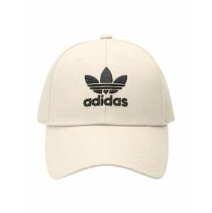 ADIDAS ORIGINALS Čiapka 'Trefoil'  čierna / biela ako vlna