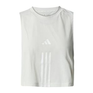 ADIDAS PERFORMANCE Športový top 'Train Essentials'  svetlosivá / biela