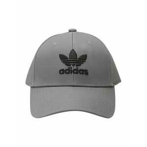 ADIDAS ORIGINALS Čiapka 'Trefoil'  sivá / čierna