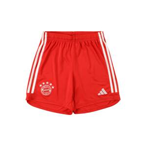 ADIDAS PERFORMANCE Športové nohavice 'Fc Bayern 23/24 Home'  červená / biela