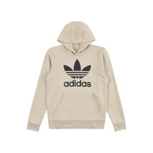 ADIDAS ORIGINALS Mikina 'Trefoil'  tmelová / čierna