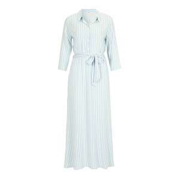 JDY Tall Košeľové šaty 'STARR'  svetlomodrá / biela