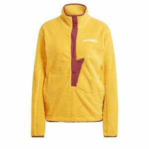 ADIDAS TERREX Športový sveter 'Xploric'  žltá / vínovo červená / biela