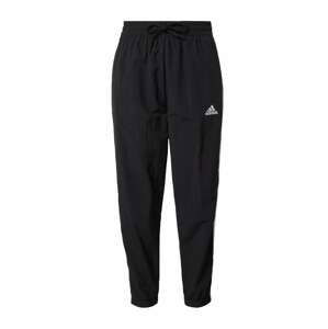 ADIDAS SPORTSWEAR Športové nohavice 'Essentials 3-Stripes'  svetlosivá / čierna / biela