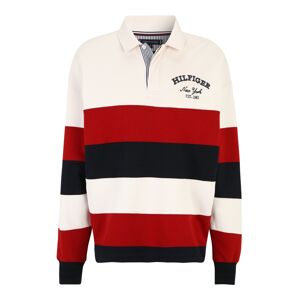 TOMMY HILFIGER Sveter  tmavomodrá / červená / prírodná biela