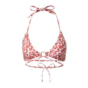 Hunkemöller Bikinový top 'Tobago'  fialová / pastelovo oranžová / červená / biela