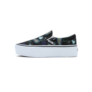 VANS Slip-on obuv  kráľovská modrá / nefritová / pastelovo zelená / čierna