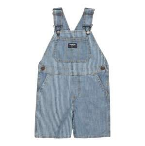 OshKosh Nohavice na traky  modrá denim / šedobiela