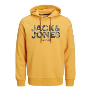 JACK & JONES Mikina 'James'  karí / sivá / čierna