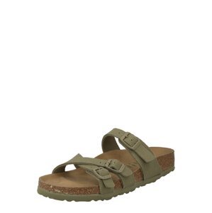 BIRKENSTOCK Šľapky 'Franca'  kaki