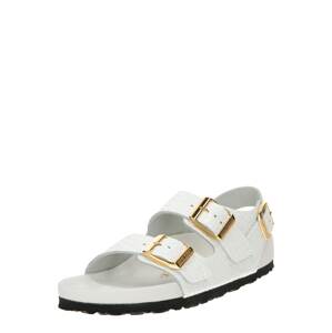 BIRKENSTOCK Sandále 'Milano'  zlatá / biela