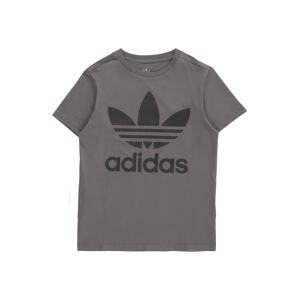 ADIDAS ORIGINALS Funkčné tričko 'Trefoil'  tmavosivá / čierna