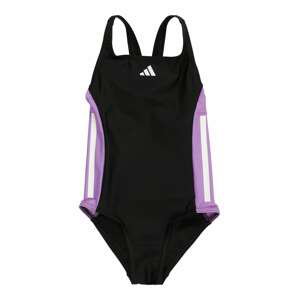 ADIDAS PERFORMANCE Športové plavky 'Cut 3-Stripes'  svetlofialová / čierna / biela