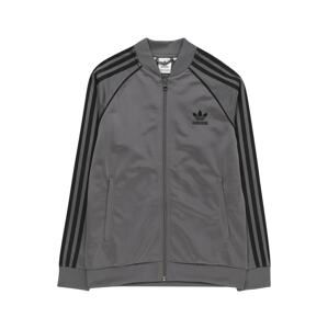 ADIDAS ORIGINALS Tepláková bunda 'Adicolor Sst'  sivá / čierna