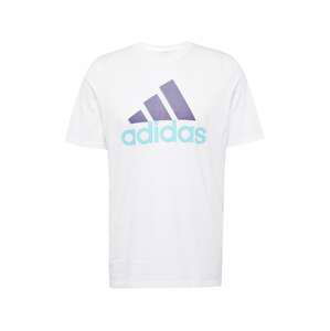 ADIDAS SPORTSWEAR Funkčné tričko 'Essentials Big Logo'  svetlomodrá / tmavofialová / biela