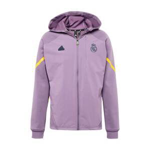 ADIDAS SPORTSWEAR Športová bunda 'Real Madrid Designed For Gameday '  žltá / svetlofialová / čierna