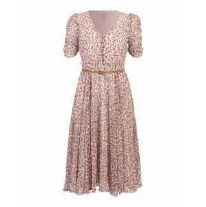 Forever New Petite Košeľové šaty 'Zari'  zelená / ružová / pastelovo ružová