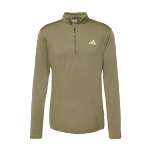 ADIDAS PERFORMANCE Funkčné tričko 'Train Essentials Seasonal Long'  zelená / svetlozelená / biela