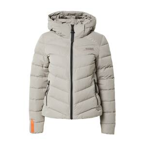 Superdry Prechodná bunda  dymovo šedá / mandarínková / čierna