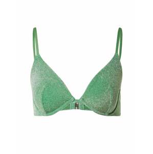 Lindex Bikinový top  tmavozelená