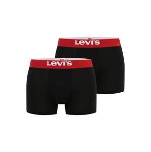 LEVI'S Boxerky  krvavo červená / čierna / biela