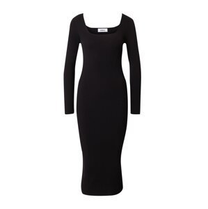 minimum Pletené šaty 'BETTYS'  čierna