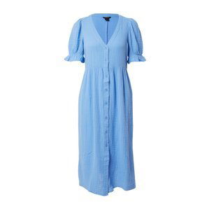 Monki Košeľové šaty  modrá