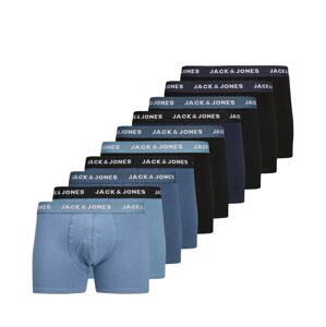 JACK & JONES Boxerky 'SOLID BLUE'  námornícka modrá / indigo / dymovo modrá / čierna