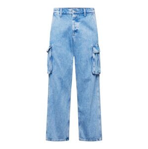 JACK & JONES Rifľové kapsáče 'Alex'  modrá denim