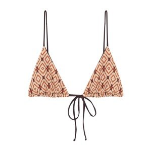 Pull&Bear Bikinový top  piesková / hrdzavohnedá