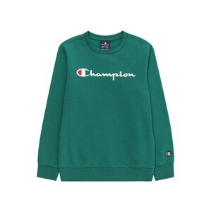 Champion Authentic Athletic Apparel Mikina  tmavozelená / červená / biela