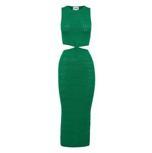 Calli Pletené šaty 'SHARNIE'  zelená