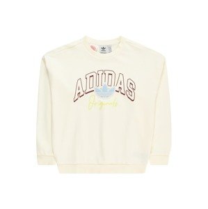 ADIDAS ORIGINALS Mikina  svetlomodrá / žltá / vínovo červená / biela