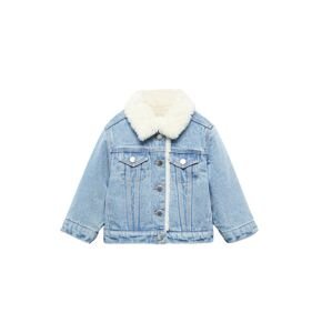 MANGO KIDS Prechodná bunda 'Lisab'  nebielená / modrá denim