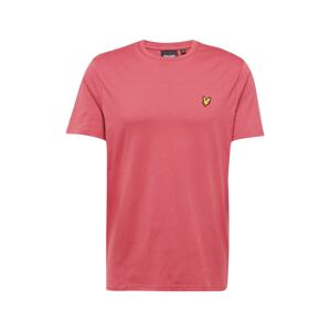 Lyle & Scott Tričko  žltá / rosé / čierna