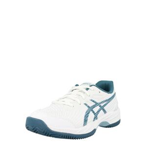 ASICS Športová obuv  svetlosivá / petrolejová / biela