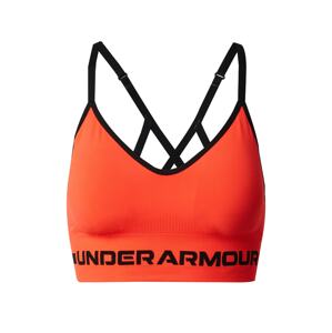 UNDER ARMOUR Športová podprsenka  oranžovo červená / čierna