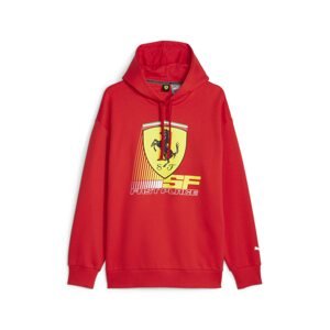 PUMA Športová mikina 'Scuderia Ferrari Race CBS Motorsport'  žltá / červená / čierna / biela