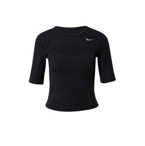 Nike Sportswear Tričko  čierna / šedobiela