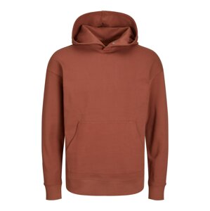 JACK & JONES Mikina 'SANCHEZ'  hrdzavohnedá