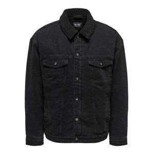 Only & Sons Prechodná bunda 'Rick'  čierny denim