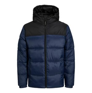 JACK & JONES Prechodná bunda 'Toby'  námornícka modrá / čierna