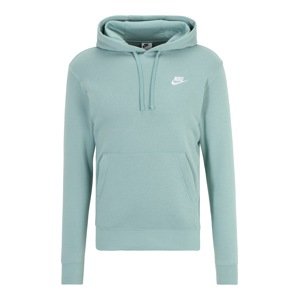 Nike Sportswear Mikina 'Club Fleece'  tyrkysová / biela