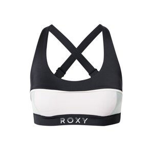 ROXY Bikinový top  svetlomodrá / antracitová / biela