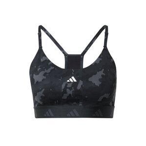 ADIDAS PERFORMANCE Športová podprsenka  antracitová / tmavosivá / biela