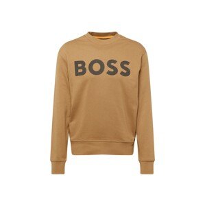 BOSS Orange Mikina 'WeBasic'  piesková / čierna