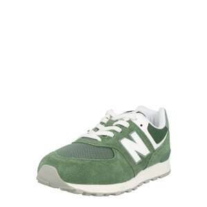 new balance Tenisky  sivá / zelená / biela