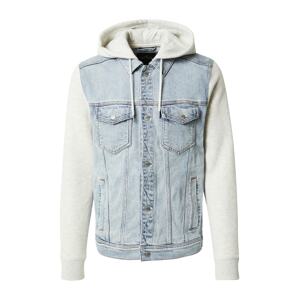 HOLLISTER Prechodná bunda  námornícka modrá / modrá denim / šedobiela